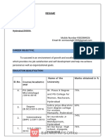 Sonica Resume 18th July