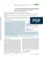 Limitations of Cs 3 Bi 2 I 9 As LeadFree Photovoltaic Absorber MaterialsACS Applied Materials and Interfaces