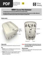 Procurve msm410