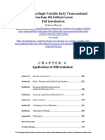 Calculus of A Single Variable Early Transcendental Functions 6th Edition Larson Solutions Manual 1