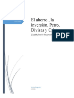 El Ahorro, La Inversión, Petro, Divisas y Cripto