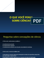 Quiz Filosofia Ciência