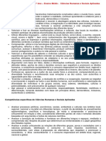 Planejamento Anual - 1 2 e 3° Ano - Ensino Medio Ciencias Humanas e Sociais Aplicadas