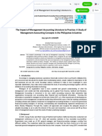 Sample Research - Article 35 The Impact of Management Accounting Literature To Practice 1 - Vol. 4, - Studocu