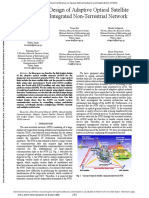 Link Budget Design of Adaptive Optical Satellite Network For Integrated Non-Terrestrial Network