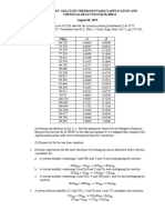 PS Nos.3 4. Solution Thermodynamics Application and Chemical Reaction Equlibria