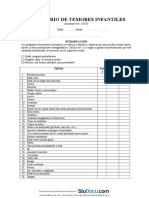 Inventario de Temores Infantiles: Introducción