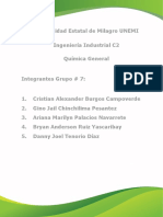 Tarea de Quimica # 1