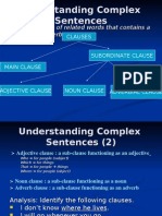 Complex Sentences