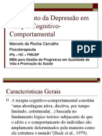 Tratamento Da Depressão em Terapia Cognitivo-Comportamental