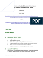 American Government and Politics Deliberation Democracy and Citizenship 2nd Edition Bessette Solutions Manual Download