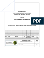 Especificaciones Técnicas Centro de Control de Carga