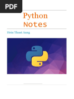 Python Cheat Sheet