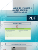 Clase 4. - Precauciones Estandar y Manejo de Deschos Hospitalarios