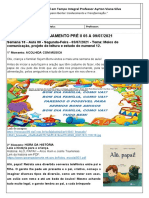 18 Semana - Planejamento - 05.07 A 09.07 Meios de Comunicação, Letrinha J, Numeral 12