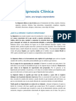 Hipnosis Clínica, Qué Es y para Qué Sirve