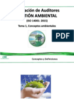 Tema I Conceptos Ambientales 2023