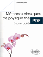 Méthodes Classiques de Physique Théorique - Cours Et Problèmes Résolus - PDF Ver