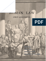 Roma Law 1st Assignment 2021l9165