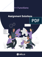 Assignment Solutions - Functions PDF