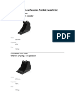 Tipos de Cucharones Frontal y Posterior