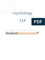 Psychology 114 Complete Notes PDF