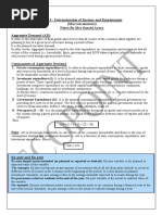 Determination of Income and Employment - Notes & Video Link - by Ecopoint