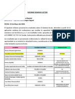 1° Informe Dominio Lector 1° B 2023