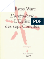 L'orthodoxie. L'église Des Sept Conciles Par Kallistos Ware