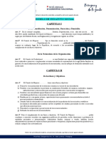 Estatuto Social Modelo Ajustado Cda