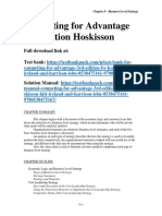 Competing For Advantage 3rd Edition Hoskisson Solutions Manual Download