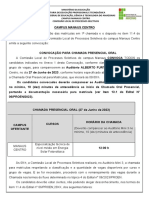 2deg Chamada Chamada Oral Especializacao Tecnica