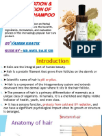 Formulation & Evaluation of Herbal Shampoo