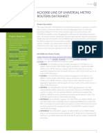 Acx5000 Line of Universal Metro Routers Datasheet