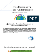 Derechos Humanos, Principios CT y Derechos Fundamentales