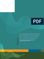 MEC, Proeja, Educação Profissional Integrada À Educação de Jovens e Adultos