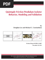 Quintuple Frivtion Pendulum Isolator