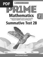 PR1ME Summative Tests NZ 2B Test 2