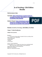 Essentials of Sociology 12th Edition Henslin Test Bank Download