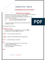 Kiama Chemistry Form 1 Final