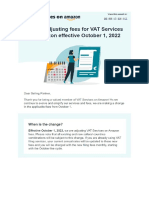 VAT Services On Amazon New Fee