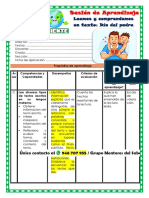 1° Sesión Com Leemos y Comprendemos Un Texto Día Del Padre Unidad 4 Semana 3