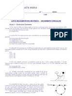 06 Lista de Exerc de Mov Circular