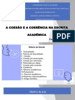 A Coesão e A Coerência Na Escrita Acadêmica - Profa. Juliana Silva