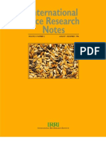 International Rice Research Notes Vol.21 No.2 