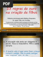 23 Regras de Ouro Na Criacao de Filhos