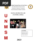 Manual de Anatomía Animal 2023