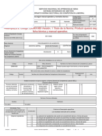 Reemplaza A: Código: 290801083 Versión: 1 Titulo de La Norma: Producir Quesos Seg Ficha Técnica y Manual Operativo