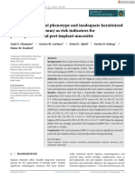 Role of Thin Gingival Phenotype and Inadequate Keratinized Mucosa Width ( - 2 MM) As Risk Indicators For Peri Implantitis and Peri Implant Mucositis