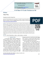 Study of The Impact of Sino-US Trade Friction On Oil Prices